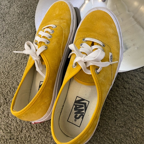 mustard color vans